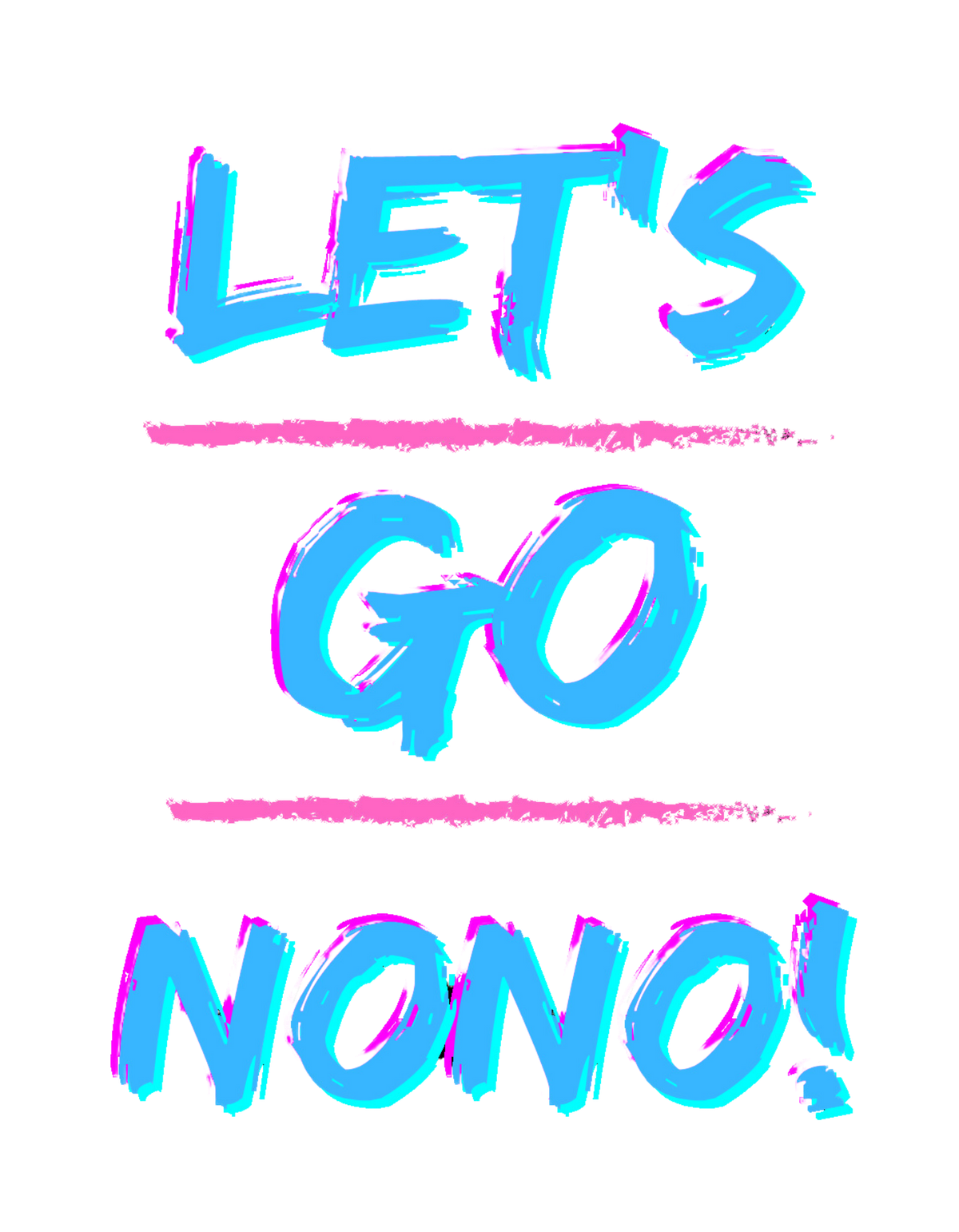 Let's Go Nono! chant logo
