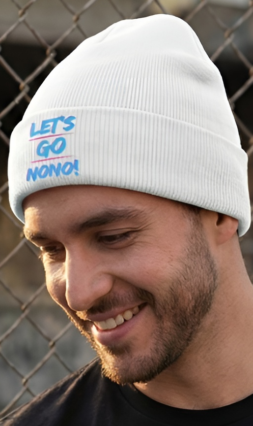 Lets Go Nono Cheer and Chant Beanie