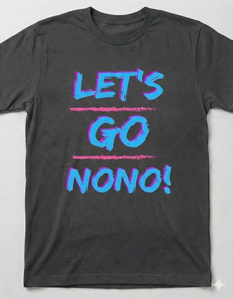 Let's Go Nono Cheer and Chant Heavy Blend Tee