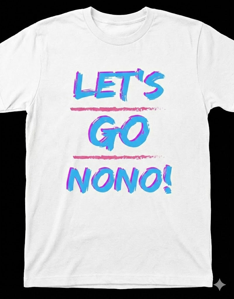 Let's Go Nono Cheer and Chant Heavy Blend Tee
