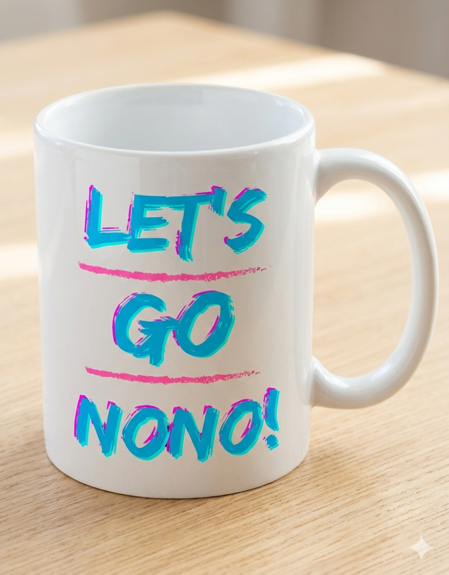 Let's Go Nono Cheer and Chant 21oz Coffee Mug