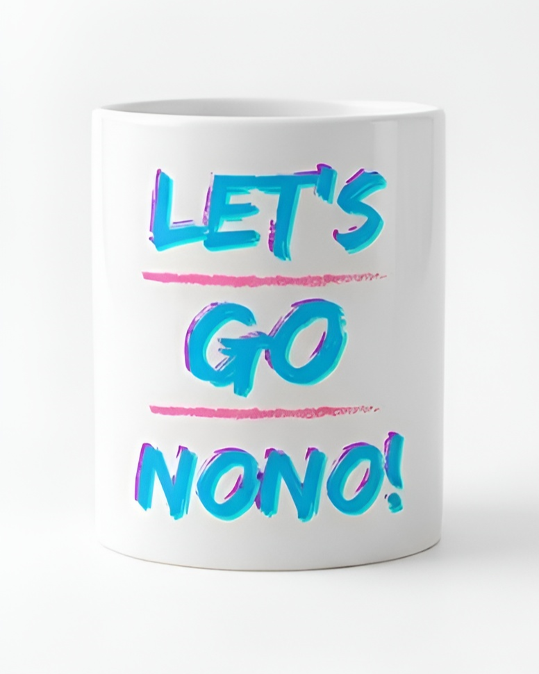 Let's Go Nono Cheer and Chant 21oz Coffee Mug