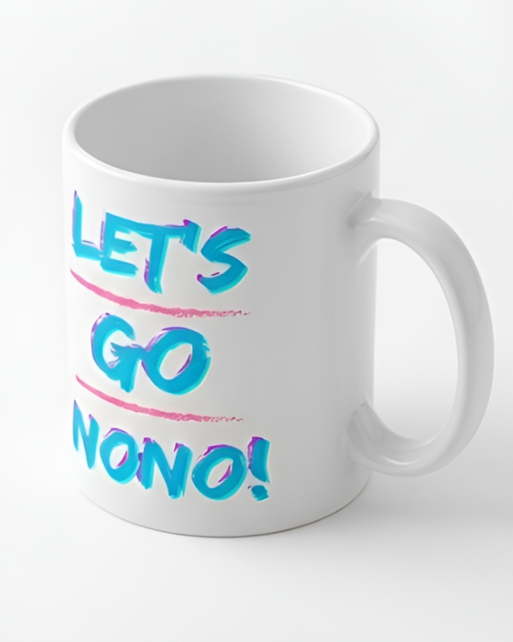 Let's Go Nono Cheer and Chant 21oz Coffee Mug