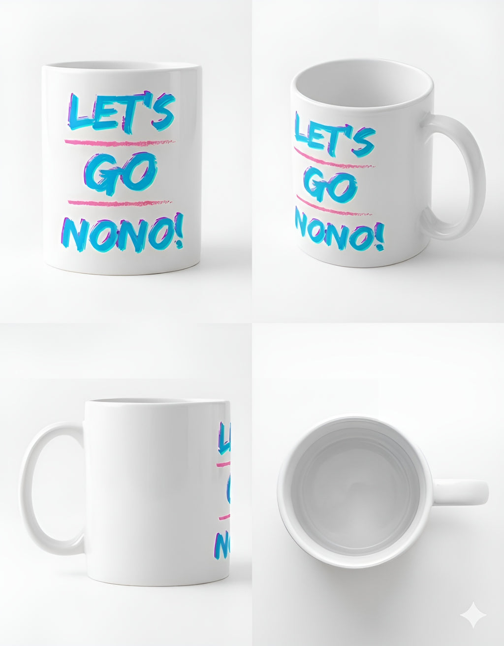 Let's Go Nono Cheer and Chant 21oz Coffee Mug