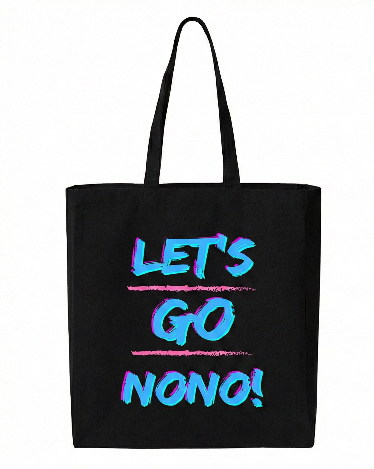 Let's Go Nono Cheer and Chant Recycled Canvas Bag