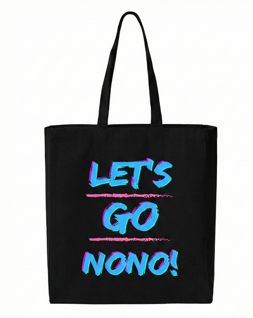 Let's Go Nono Cheer and Chant Recycled Canvas Bag