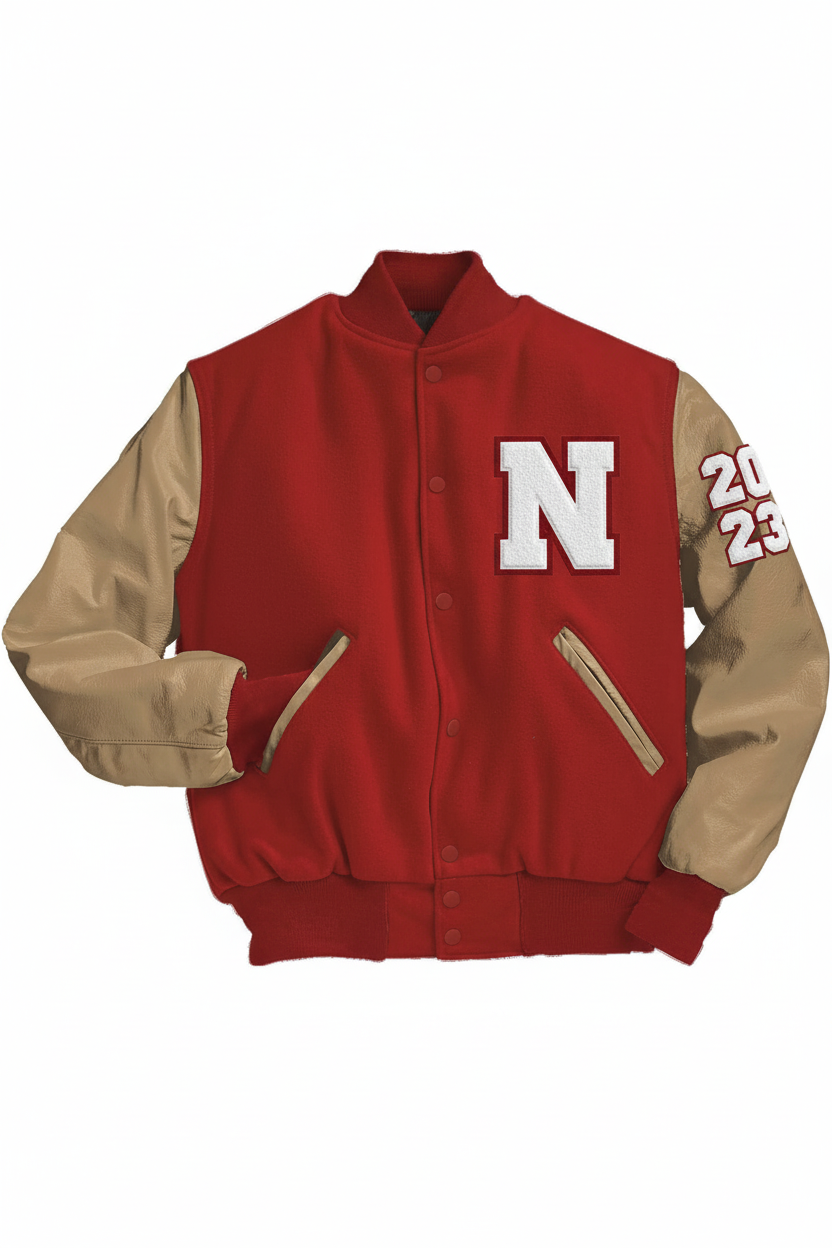 Letterman Jacket - Clean Design