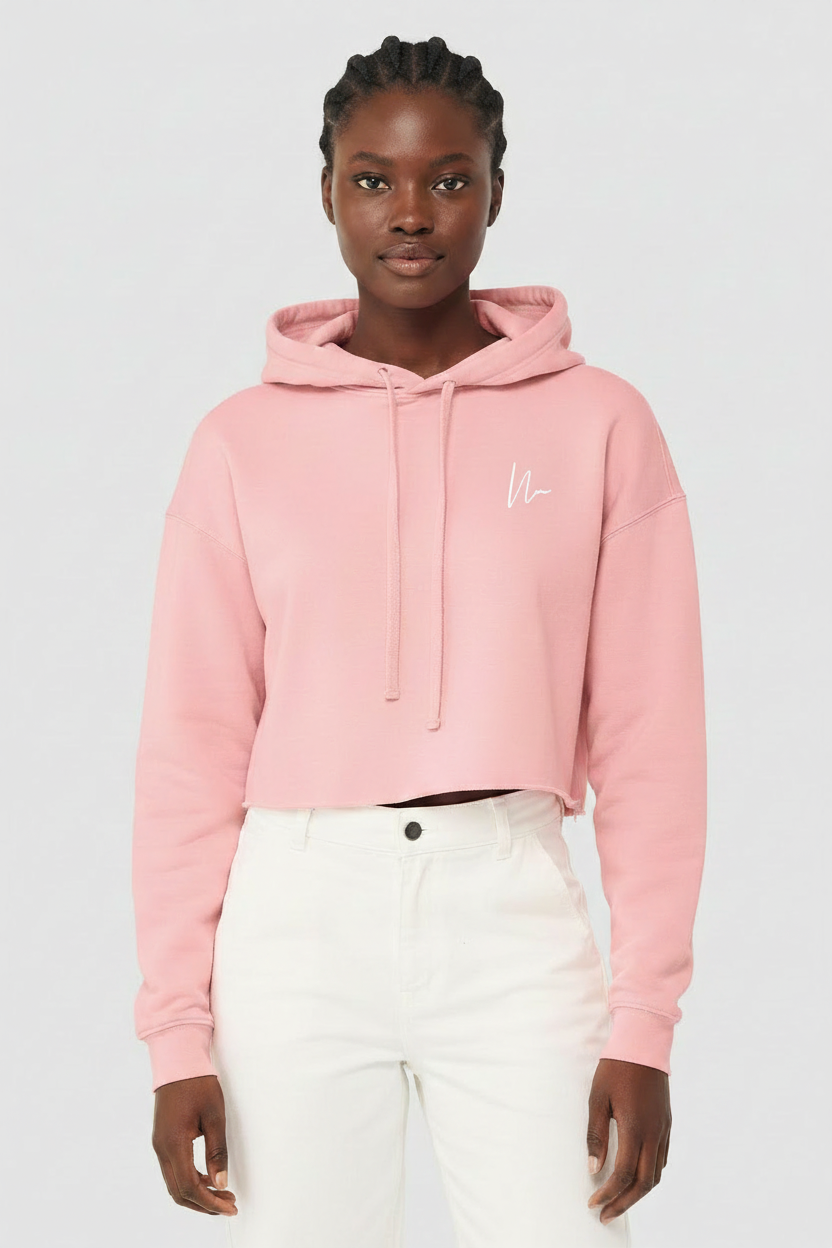 Pink Hoodie with Double N Logo