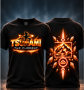Front and back garment preview without Pure & Powerful tagline