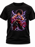 Lightning Hand Seal black tee front
