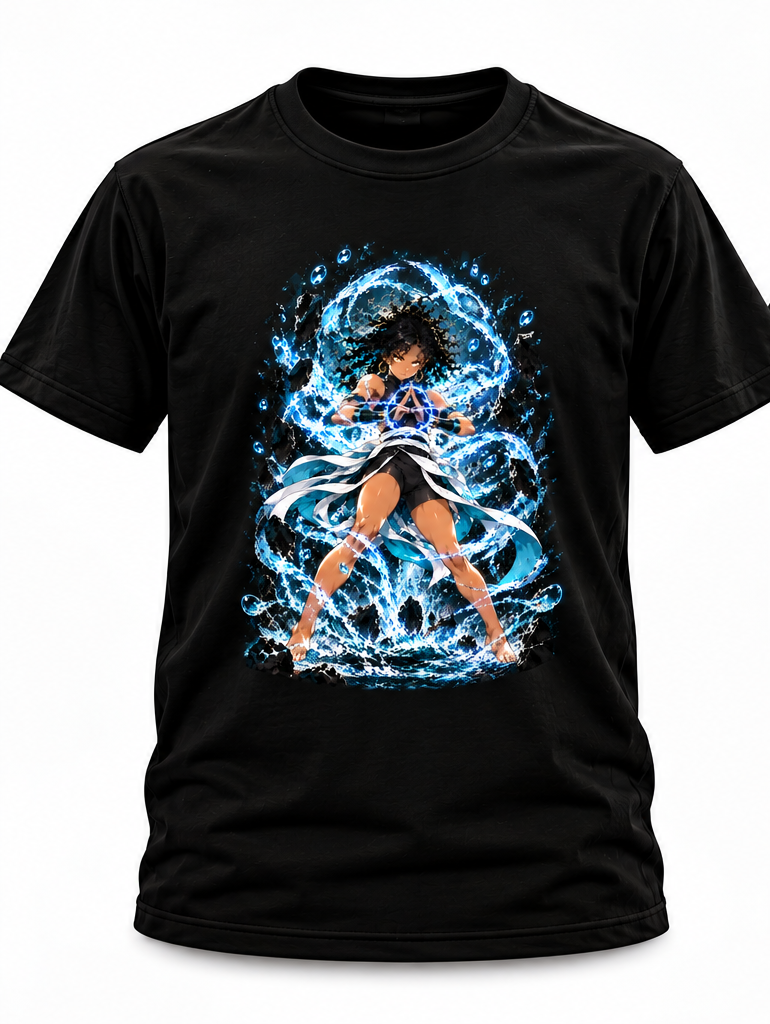 Water Hand Seal black tee front