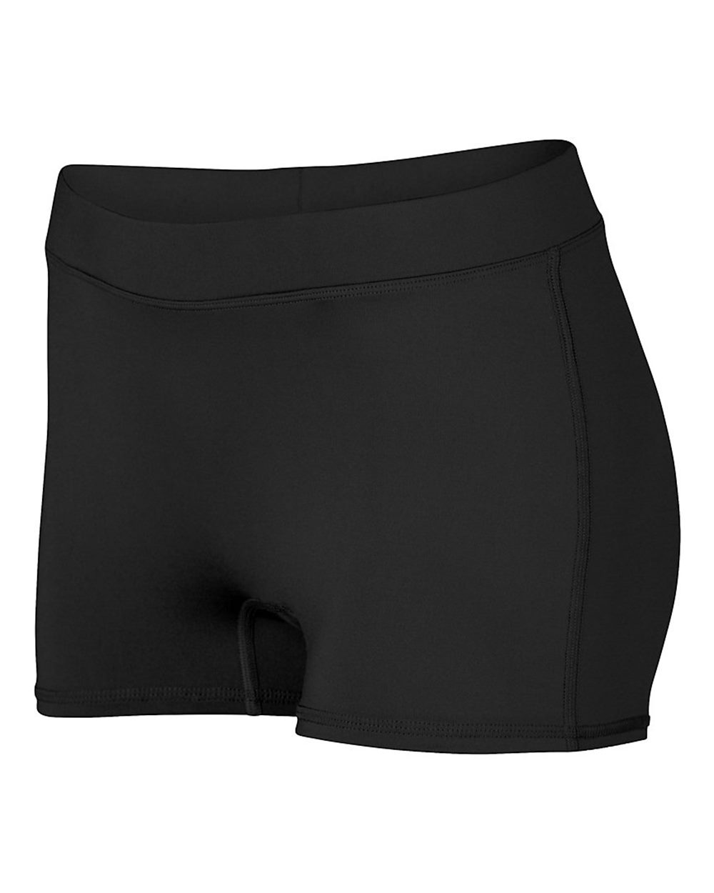 Black Augusta 1232 Dare volleyball shorts with 2.5-inch inseam